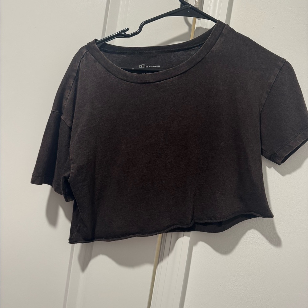 No Boundaries baggy crop T-Shirt